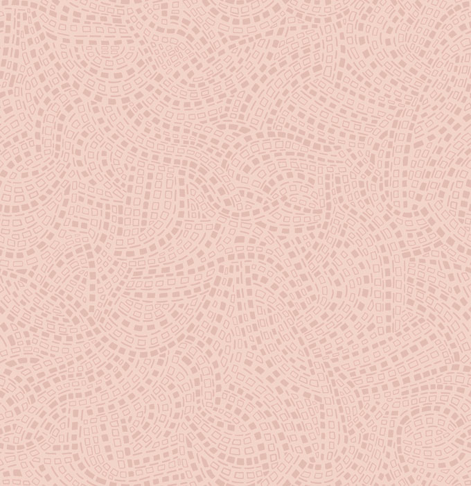 Обои 1838 Wallcoverings Capri Mosaic Pink Stucco 1905-127-04